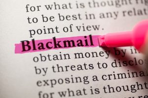 blackmail sextortion 